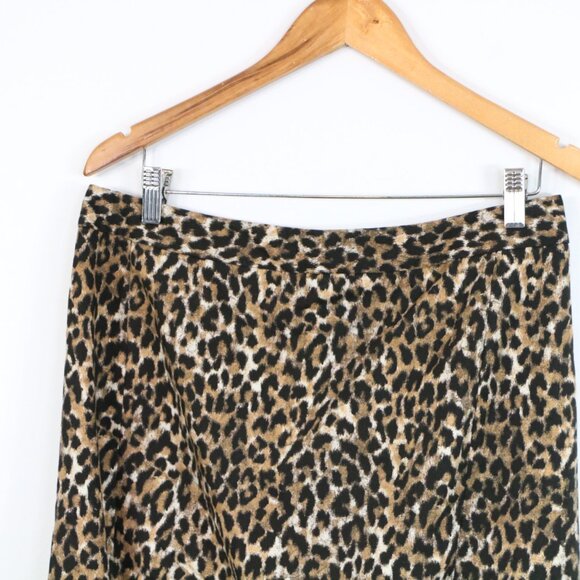 *Loft Leopard Print Skirt - Picture 3 of 7